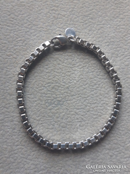 Tiffany & co. Silver bracelet - Venetian cube style - 19 cm