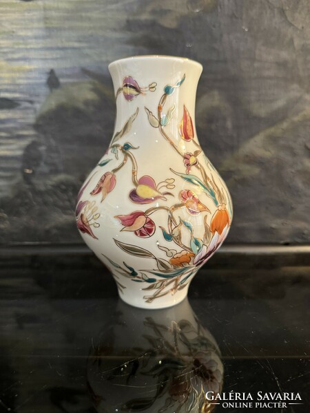 Zsolnay - vase with orchid pattern