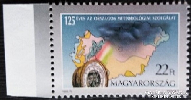 S4292sz / 1995 Meteorológiai Szolgálat bélyeg postatiszta ívszéli