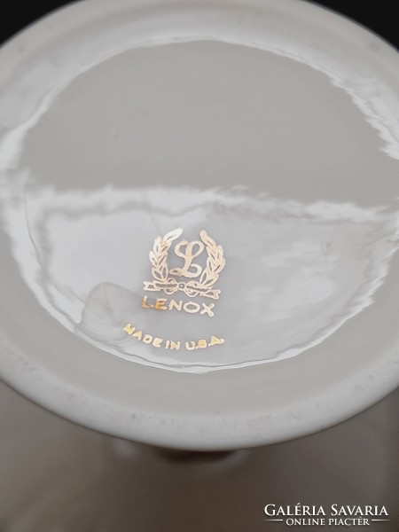 Lenox porcelán talpas kínáló, 14 cm