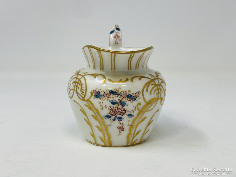 Rare antique Old Herend hand-painted, richly decorated small-sized porcelain pourer rz