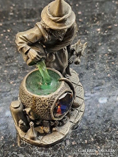 Ón misztikus angol figura A gyógyító bájital sárkány szobor lakberendezési dísztárgy kristályos nipp