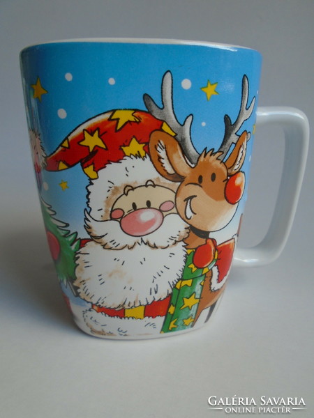 New Santa reindeer cup.