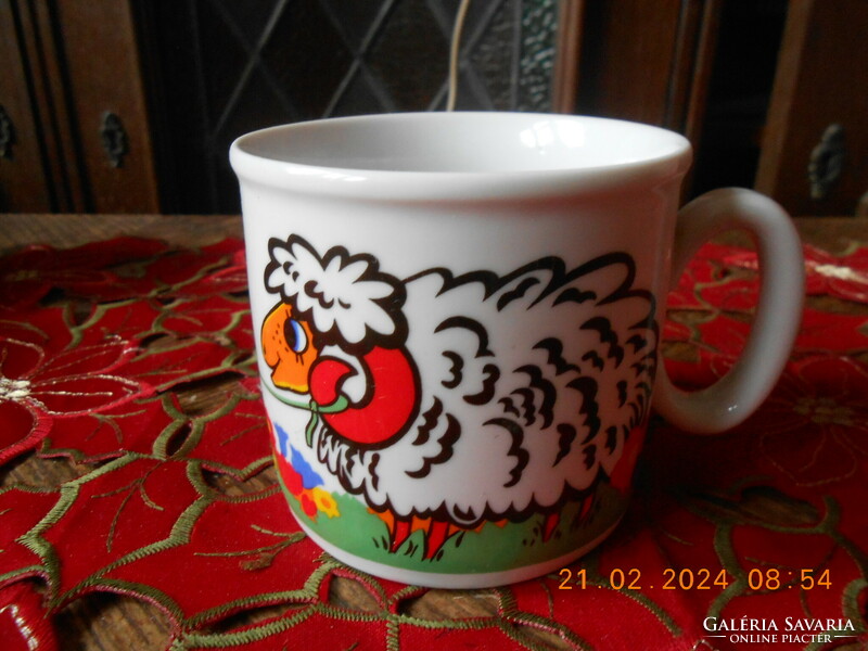 Zsolnay lamb children's mug