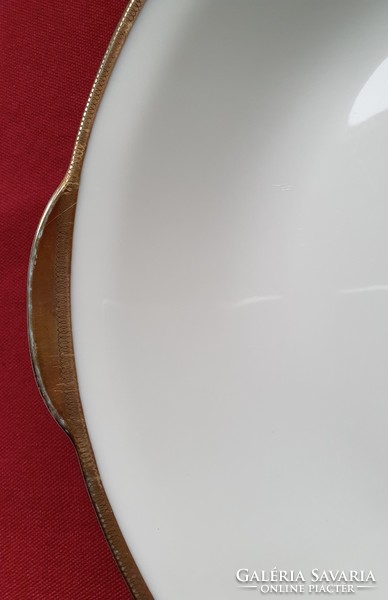 Eschenbach bavaria German porcelain serving bowl cookie plate with golden edge