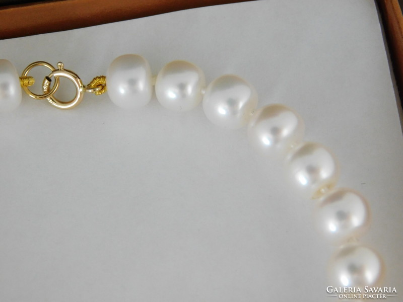 14K gold pearl bracelet