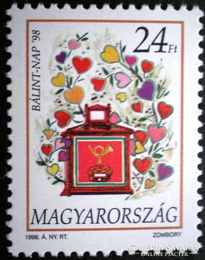 S4431 / 1998 Bálint Nap bélyeg postatiszta