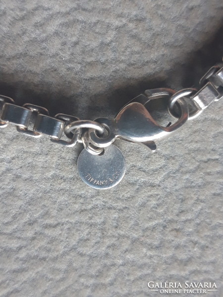 Tiffany & co. Silver bracelet - Venetian cube style - 19 cm