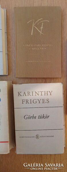 Karinthy Frigyes book package - crooked mirror / trip to the forest / tamed world / I report the em