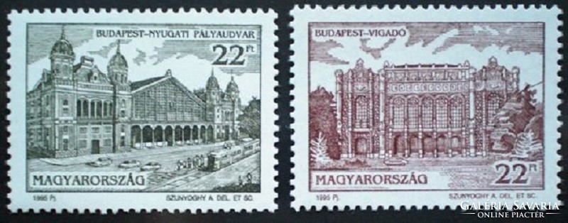 S4313-4 / 1995 Budapest Nevezetességei III. bélyegsor postatiszta