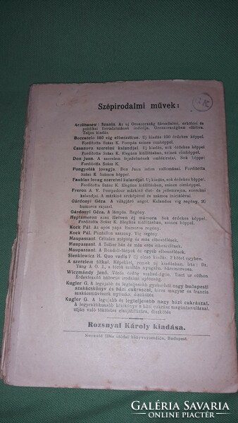 1894.Dr. Tarnai Elemér -  Női betegségek megelőzése és gyógyitása könyv a képek szerint ROZSNYAI