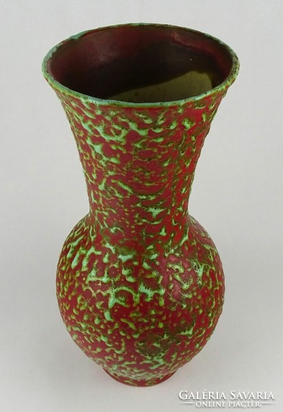 1Q506 Nagyméretű jelzett Karda Imre kerámia váza 41.5 cm