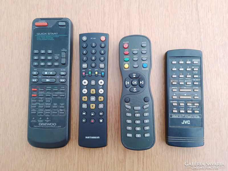 Daewoo video recorder / kathrein set-top-box / jvc tv/video ... Remote control