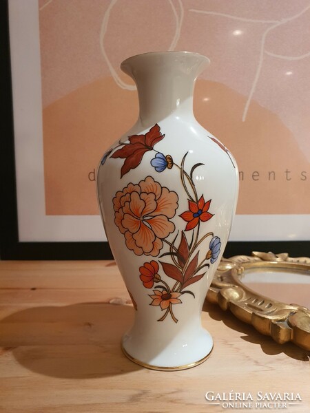 Hollóházi flower vase, 24 cm.