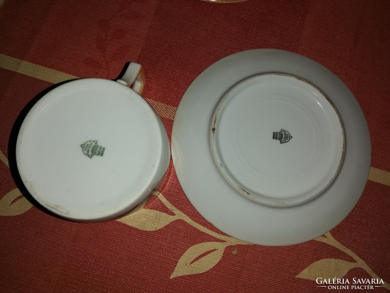 Zsolnay, tea set with Chinese pattern, shield seal