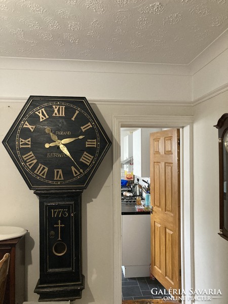 Antique huge tavern wall clock