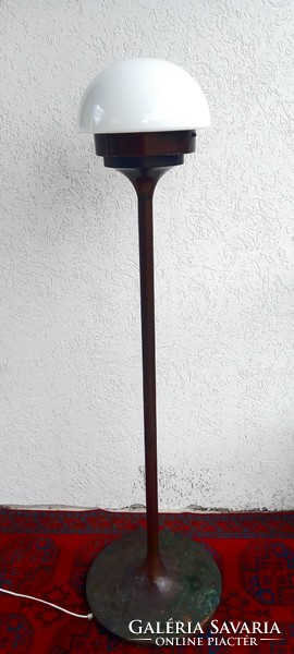 Old handmade bronze floor lamp negotiable art deco design