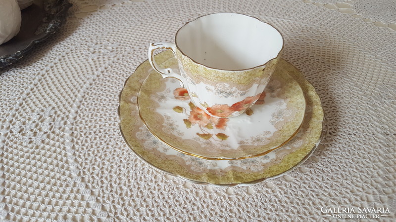 Antique English bridgwoods bone china hot chocolate set