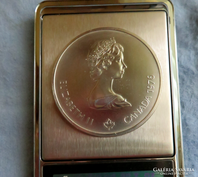 1976 II. Erzsébet kanadai olimpia montreali labdarúgás ezüst 10 dollár