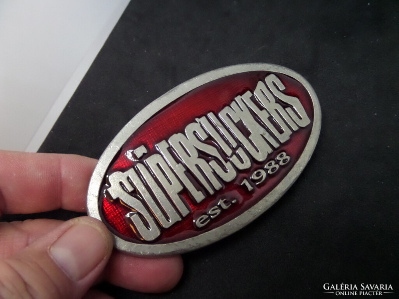 Supersuckers (eredeti) 2007 - USA Vintage gyűjtői övcsat: 9,3 x 5 cm