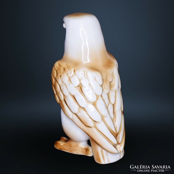 Zsolnay eagle porcelain figurine