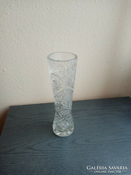 Crystal vase 28 cm