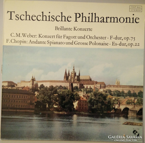 Weber /Chopin - Brillante Konzerte - Konzert Für Fagott Und Orchester - F-Dur, Op. 75 (LP)