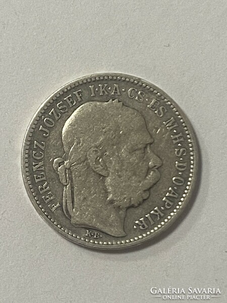 Silver 1 crown 1893 i. József Ferenc József Ferenc (1848-1916) Hungary