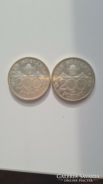 HUF 200 silver coin 1992