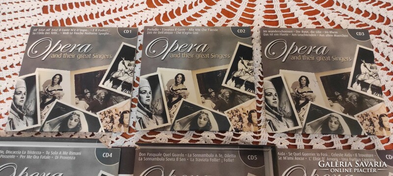 10 pcs opera music cd package in beautiful condition with gift box