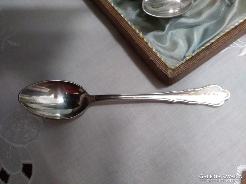 Antique Berndorf silver 90/21 teaspoon from the 1890s