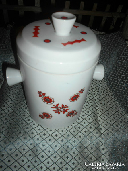 Old porcelain large pharmacy pot