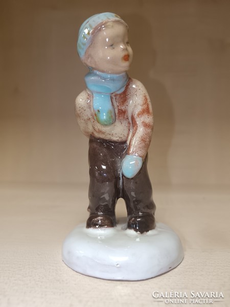 Rare Kaldor aurel snowball boy figure