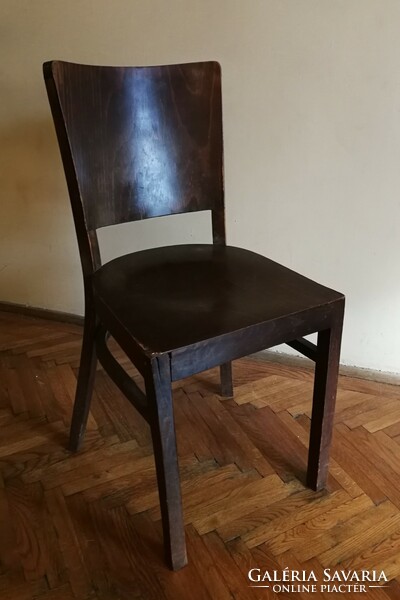 4 db art deco, hajlított lemez szék