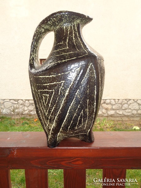 Pesthidegkút floor vase from the sixties, 40 cm