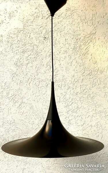 Huge vintage metal ceiling lamp negotiable art deco design