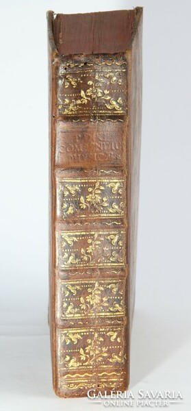 1790 - Máté Pankl's physics textbook illustrated with 9 folding copperplates in gilded leather binding !!