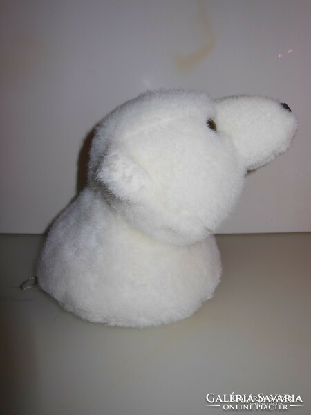 Polar bear - trophy - 24 x 18 x 18 cm - snow white - plush - brand new - exclusive - German