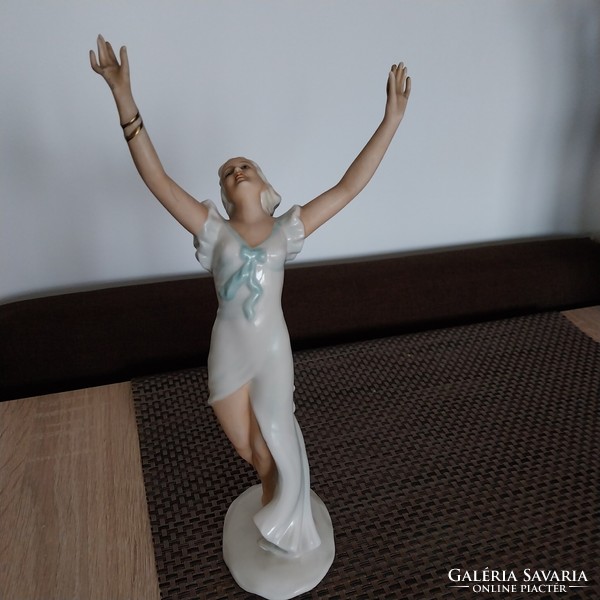 Heinz Schaubach Unterweissbach német táncos porcelán figura