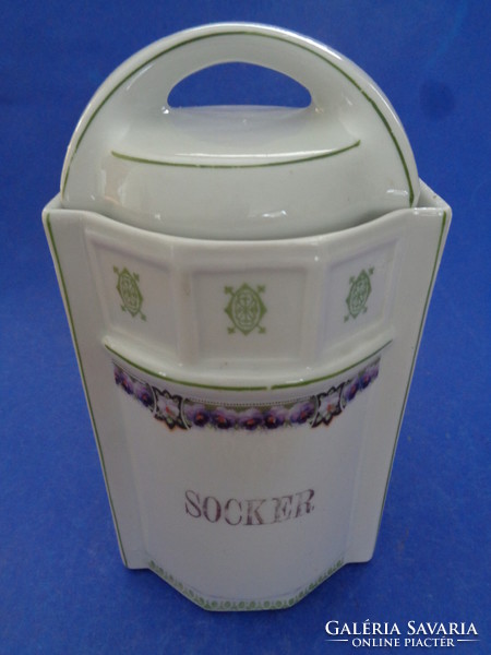 Art Nouveau violet sugar bowl ca. 1920