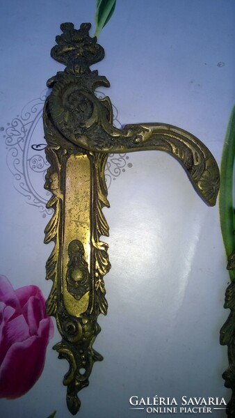 Antique decorative copper doorknob 3 pieces m 253 mm