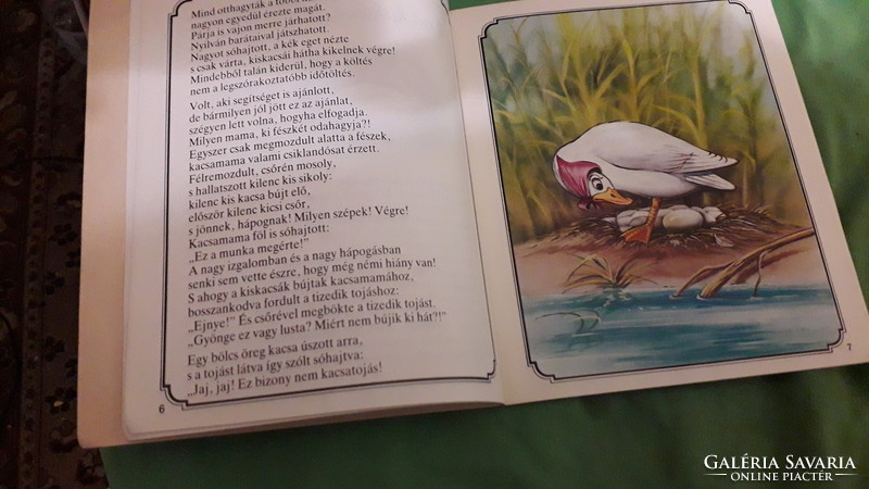 2000. Hans Christian Andersen -A rút kiskacsa képes mese könyv a képek szerint MESEVILÁG