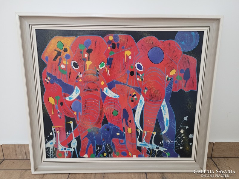 Cristofer Ryan elephants cubism