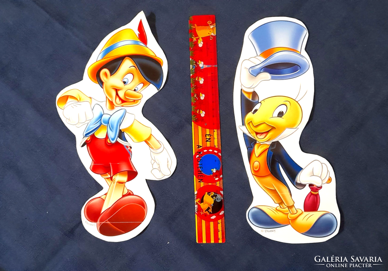 Old Pinocchio and Tobias the Cricket sticker