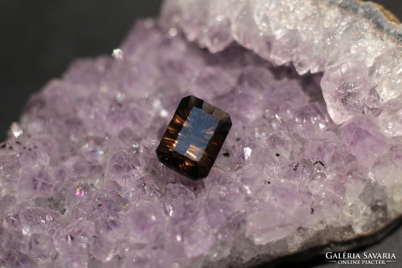 Smoky quartz polished and faceted