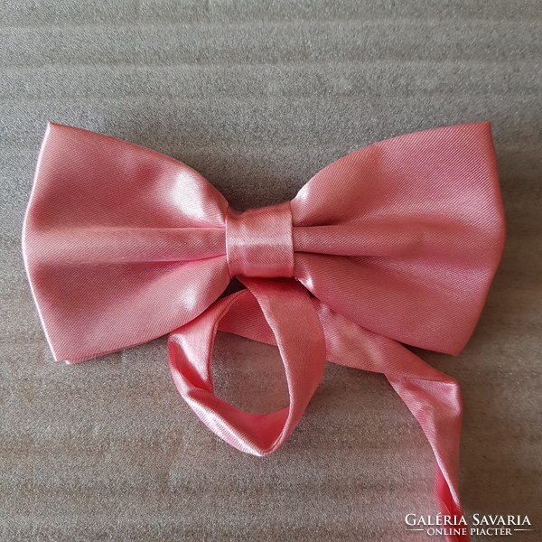 Wedding nyk23 - pink satin bow tie 50x100mm