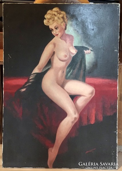 Vintage retro lucille désirée ball pin-up! Rare female nude from an old collection