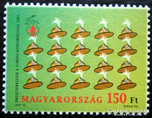S4613 / 2001 scouting stamp postal clerk