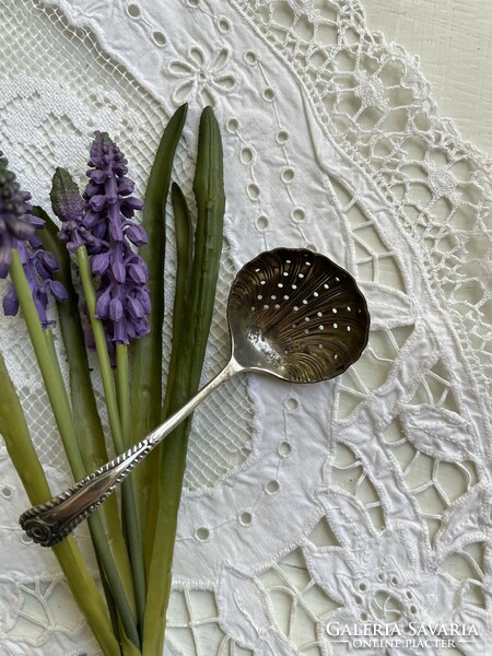 Silver-plated sugar sprinkler, powdered sugar sprinkler spoon