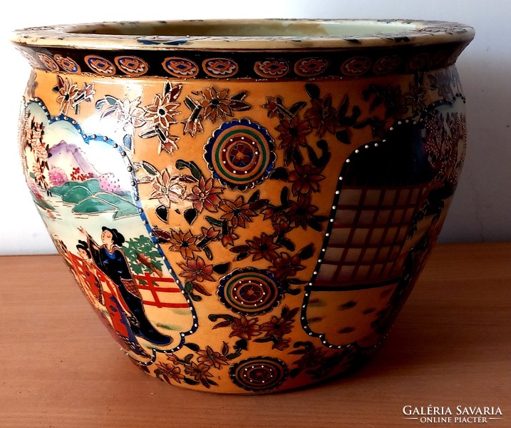 Huge marked antique Chinese caspo negotiable art deco design